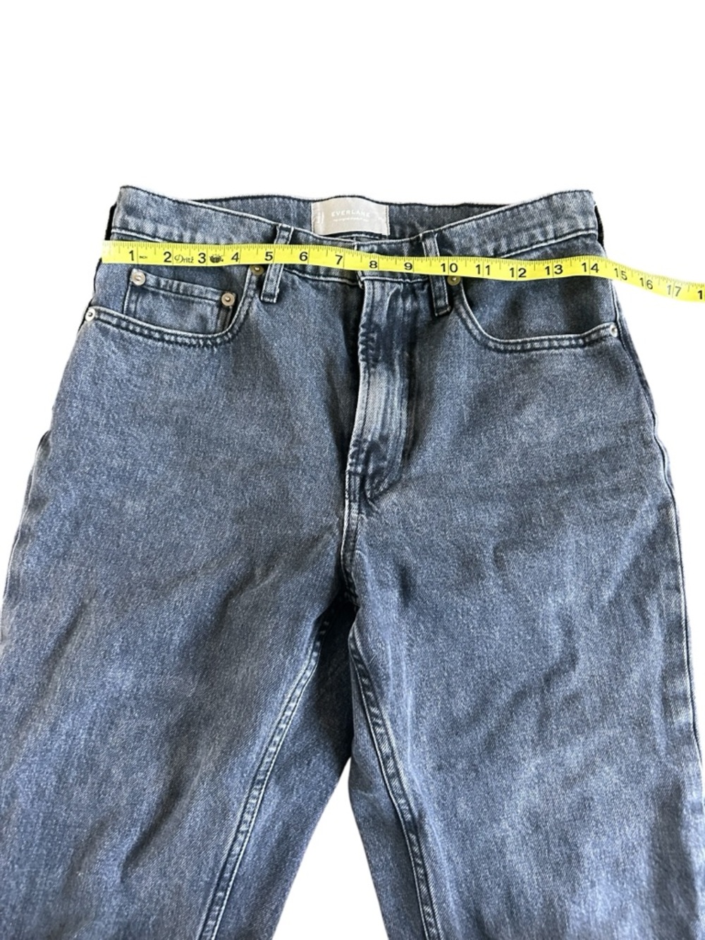 Everlane The Original Cheeky Jeans Faded Black Size 27 SHORT - Picture 3 of 8